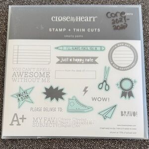 Close to My Heart Home Design Stamps - Black and Blue